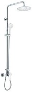 MEREO Wall-mounted shower mixer Viana 150 mm with shower set, hand and plate shower o235m - Shower Set