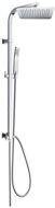 Shower Set MEREO Shower Set Quatro, stainless steel shower head and single position hand shower - Sprchový set