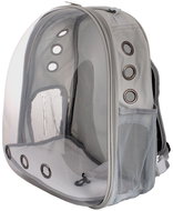 Merco Petbag Transparent pet backpack, grey, 1 pc - Dog Carrier Backpack
