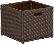 Merxx Storage box small, brown, steel / plastic mesh - Storage Box