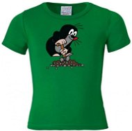 Krteček - dětské tričko, zelené - Tričko