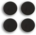 ZELLER Magnetky kulaté černé, průměr 2,3 cm, 4 ks
