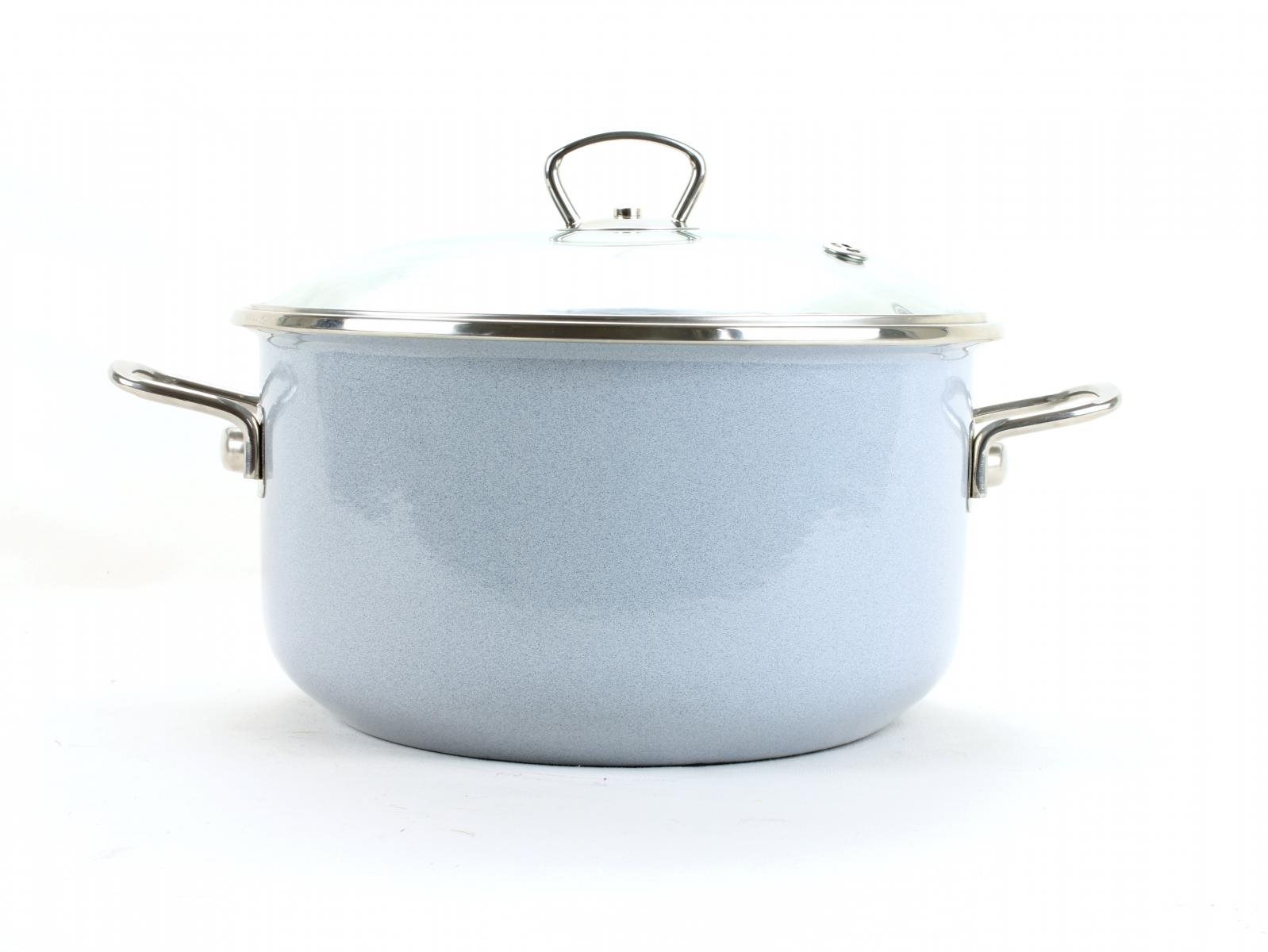 Belis Premium zománcozott edény, halványkék 20 cm, 3,5 l