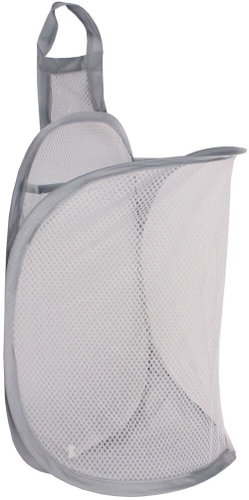 Merco Multipack 4 pcs Hanging Basket Folding Storage Basket Grey - Hanging closet organiser - Main image