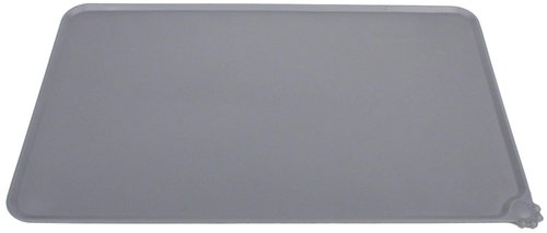 Merco Paw Small bowl mat - set of 2, grey - Pet Bowl Placemat - Main image
