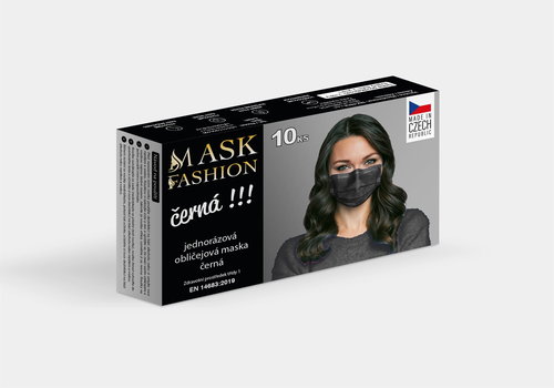 Mesaverde Disposable Face Mask 10 pcs - Black - Surgical Mask - Main image