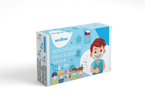 Mesaverde Disposable Face Mask 25 pcs BOY - Surgical Mask - Main image