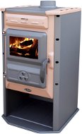Tim System Fireplace stove BLACK PEC for solid fuel, brown - Wood Stove