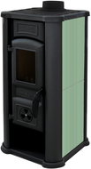 Tim Sistem DIANA ECO fireplace stove for solid fuels, green - Wood Stove