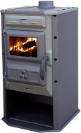 Tim System Fireplace Stove BLACK PEC for solid fuels, gray-green - Wood Stove