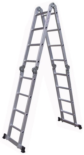 IGOTREND Multi-purpose folding ladder 4x4 bar - Ladder - Main image