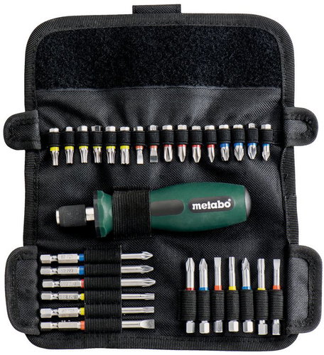 Metabo Rolled Bag with Bits 30 pieces - Bit Set - Main image