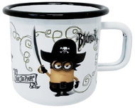 Metalac Mimoni hrnek s uchem 8 cm, 0,37 l, černý lem, šavle - Mug