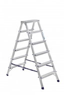Alumet, schůdky 2 x 6 , 6 stupňů - 123 cm, 51 x 137 x 16 cm - Schůdky