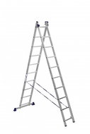 ALUMET Aluminium ladder 2-part 2,81m, 10 rungs - Ladder