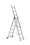 ALUMET Aluminium 3-piece ladder 1,97m, 7 rungs - Ladder