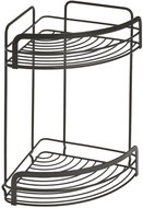 Metaltex ORIGIN LAVA Shelf 20 × 20 × 30 cm hanging corner 2 tiers black - Bathroom Shelf