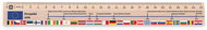 METRIE Didakt M07 wooden, European Union, 25 cm - Ruler