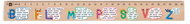 METRIE Didakt M09 wooden, listed words 30 cm - Ruler