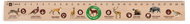 METRIE Didakt M09 wooden, animal tracks 30 cm - Ruler