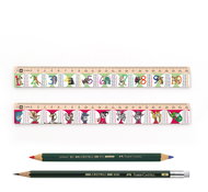 METRIE DSM04 4-piece school set of rulers and pencils Faber Castell - Ruler