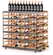 Metrie Raxi Classix 6120P Stand for 120 bottles made of steel and solid wood - Wine Stand