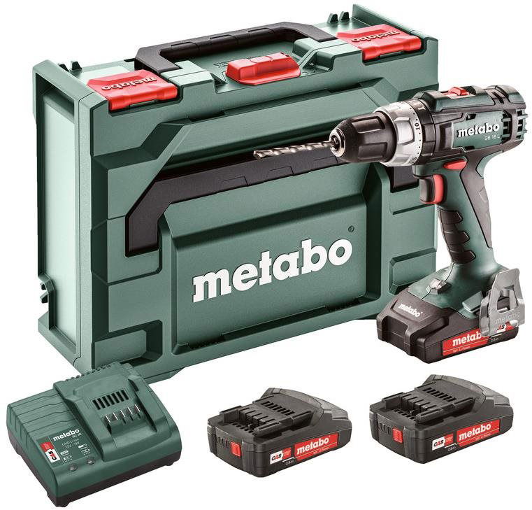 Metabo SB 18 L Set 3x2 0 Ah 602317540 Aku vrta ka alza.sk