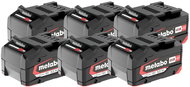 METABO Rechargeable battery for cordless tools Set Li-Power 6 × Li-Power Akkupack 18 V/5.2 Ah - Rechargeable Battery for Cordless Tools
