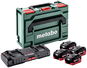 METABO Basic-Set LiHD 4 × LiHD 10 Ah LiHD + ASC - Nabíječka a náhradní baterie