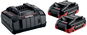 METABO Basic-Set 2 × LiHDX 4,0 Ah - Nabíječka a náhradní baterie