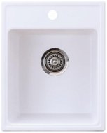 Metalac Granit X Quadro 40, bílý - Granite Sink