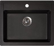 Metalac Granit X Quadro 60, černý - Granite Sink