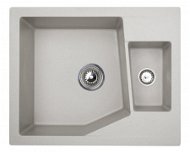 Metalac Granit X Linea M 1,5D dvoudřez s vaničkou, šedý - Granite Sink