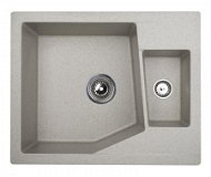 Metalac Granit X Linea M 1,5D dvoudřez s vaničkou, béžový - Granite Sink