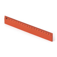 METRIE Scholar-20NO wooden, orange, 20 cm - Ruler