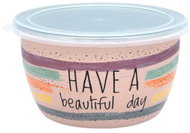 Metalac Betty, Conical bowl with plastic lid 14 cm, 1,1 l - Small Bowl