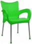 MEGAPLAST DOLCE Plastic, ALUMINIUM Legs, Green - Garden Chair