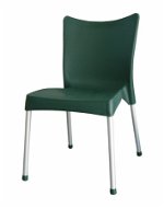 MEGAPLAST VITA műanyag, AL láb, sötétzöld - Kerti szék