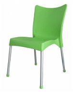 MEGAPLAST VITA Plastic, ALUMINIUM Legs, Green - Garden Chair
