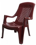 MEGAPLAST CLUB műanyag, bordó - Kerti szék