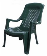 Záhradná stolička MEGAPLAST CLUB plast, tm. zelená - Zahradní židle