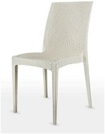 MEGAPLAST DALIA polyratan, AL nohy, champagne - Záhradná stolička