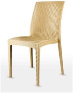 Garden Chair MEGAPLAST DALIA Polyratan, ALUMINIUM Legs,, Ochre - Zahradní židle
