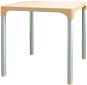 Záhradný stôl MEGAPLAST VIVA 72 × 72 × 72 cm, AL nohy, krémový - Zahradní stůl