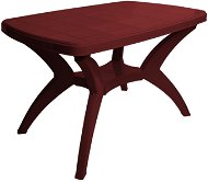 MEGAPLAST CENTO 120 × 75 × 73 cm, bordó - Záhradný stôl