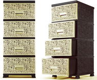 MEGAPLAST MP1362 RAF MONACO cream / wenge - Chest of Drawers