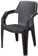 MEGA PLAST Židle zahradní MAREA, wenge - Zahradní židle
