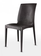 MEGA PLAST Garden chair DALIA, polyrattan, AL legs, anthracite - Garden Chair