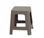 MEGA PLAST Taburetka I záhradná polyratan, mocca 36 ×  33 × 33 cm - Záhradná stolička