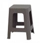 MEGA PLAST Taburetka II záhradná polyratan, mocca  45 × 35,5 × 35,5cm - Záhradná stolička